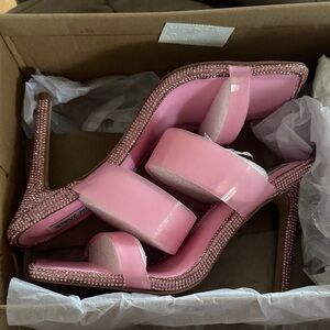 Steve Madden Pink Embellished Heels